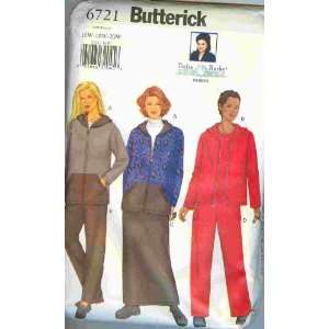  New Butterick Pattern 6721 Delta Burke Womens Petite 
