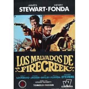   Spanish 27x40 Henry Fonda James Stewart Inger Stevens