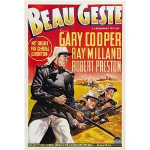  Beau Geste (1939) 27 x 40 Movie Poster Australian Style A 