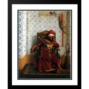 Gerome, Jean Leon 28x36 Framed and Double Matted Markos Botsaris