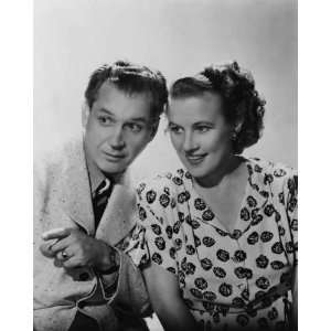  1946 Jim & Marian Jordan, half length portrait, seated 