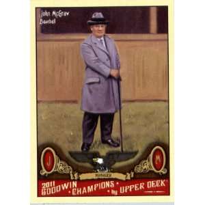 2011 Upper Deck Goodwin Champions 140 John McGraw / Baseball Player 