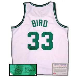 Larry Bird Boston Celtics Autographed Authentic White Jersey