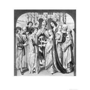  The Marriage of Henry VI and Margaret of Anjou, Engraved 
