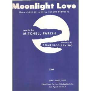    Sheet Music Moonlight Love Mitchell Parish 117 