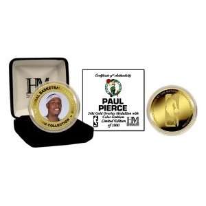 Paul Pierce 24KT Gold and Color Coin