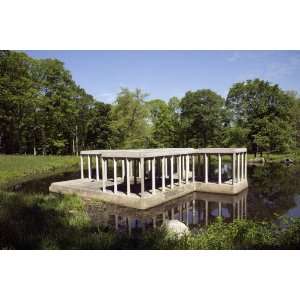 Philip Johnsons Glass House, Pavillion in New Canaan, Connecticut 