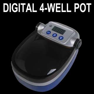 Dental Lab Equipment Electric Wax Heater Pot 4 well CE  