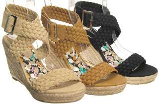 Beige,Tan,Black,Braids platform Espadrilles sandal,FS14  