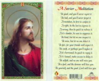 Holy Card Prayer Be a Fool and Demons Will Kiss You  