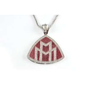 NEW ICED OUT Rick Ross Maybach Pendant Necklace w/ 36 Franco Chain 
