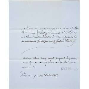  Rutherford B. Hayes Document Signed As President 
