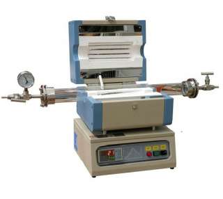 Compact Split Tube Furnace with Vacuum Flanges  