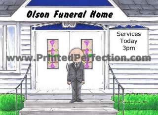 FUNERAL DIRECTOR   Custom Cartoon Gift, Many Options for 