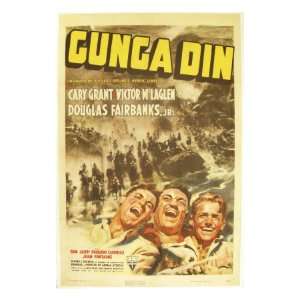  Gunga Din, Cary Grant, Victor Mclaglen, Douglas Fairbanks 