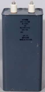General Electric/CDE 102P10202 1200 VDC 88 uF Capacitor  