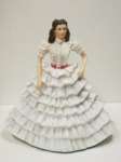 Gone With The Wind Figure of Scarlett in a White Dress  