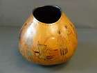 EAST ISLAND HAND PAINTED GOURD  SIGNED JS GASTON