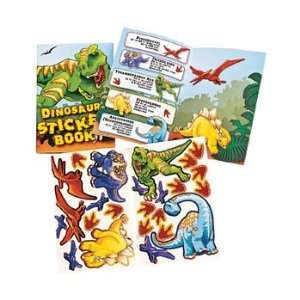  12 Dinosaur Sticker Books   Stickers & Labels & Sticker 