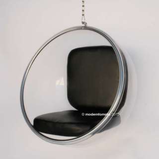 mid century modern hanging globe egg bubble chair by moderntomato 