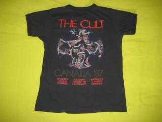 Vtg THE CULT 1987 ELECTRIC TOUR CANADA ORIGINAL concert  