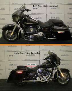 Drop Seat Kit With 2 Up Seat & Unpainted Side Covers For Harley 