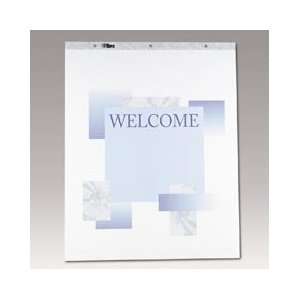 com WELCOME Message Easel Pad, 27 x 34, 50 White Sheets/Pad, 4 Pads 