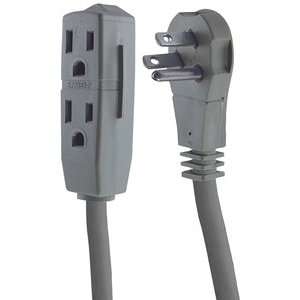   OUTLET INDOOR GROUNDED EXTENSION CORD (8 FT): Electronics