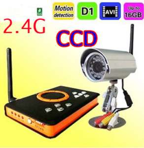 Wireless Outdoor IR Camera Home Security SD Motion DVR  