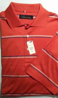 New Mens Byron Nelson Golf Shirt Mercerized M Scarlet  
