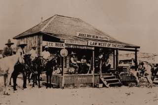 Judge Roy Bean, the Law West of the Pecos Courthouse & Saloon Photo 