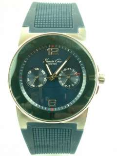   watches fenchurch kenneth cole kc1576 round blue multi dial blue strap