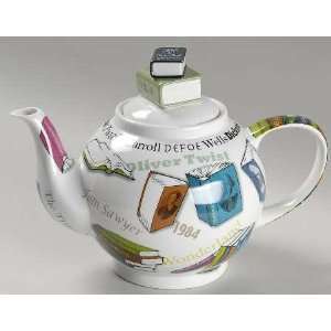  Cardew Design Novel Tea Tea Pot & Lid, Fine China 