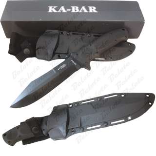 Ka Bar Knives Bull Dozier Fixed Blade w/ Sheath 1275  