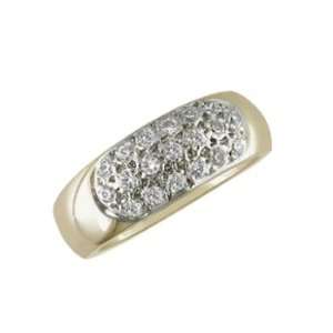  Glee   size 9.75 14K Gold Half Carat Diamond Band Jewelry