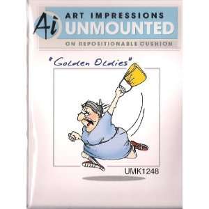  Ida Golden Oldies Rubber Stamp // Art Impressions: Arts 