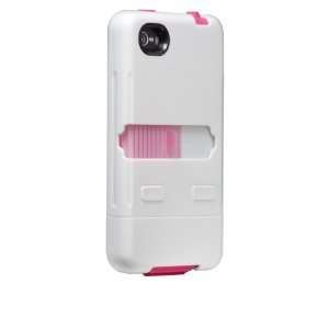  NEW CASEMATE CM016805 WHITE PINK TANK CASE FOR IPHONE4 4S 