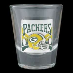  Green Bay Packers Round NFL Shot Glass
