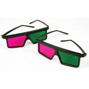  3D Glasses for Movies   Folding Frame   Acrylic Lenses (2 