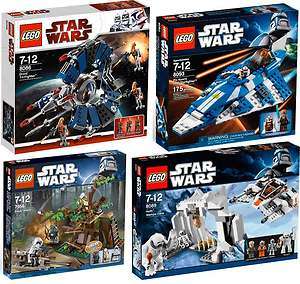 LEGO Star Wars Combo  Jedi + Tri Fighter + Ewok Attack + Hoth Cave 