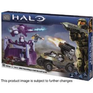  Mega Bloks Halo UNSC Rockethog vs. Anti Aircraft Turret 