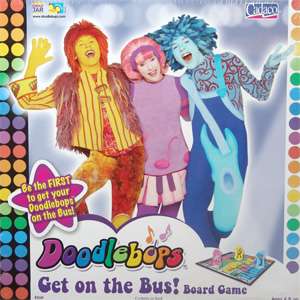 NEW NIB Doodlebops Board Game Get on the Bus DeeDee Moe  