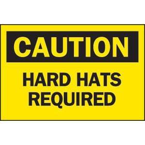  Caution: Hard Hats Required Alert Sign: Home Improvement