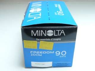 Minolta Freedom 90 Zoom Compact Zoom 35mm Camera & Case  