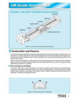 THK KR2602B LM Guide Actuator  