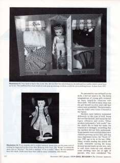   doll articles, patterns, magazines, collectibles and other items