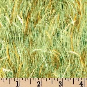   An Autumn Wind Grass Green Fabric By The Yard Arts, Crafts & Sewing