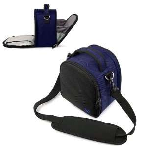  designed Royal Blue Small DSLR & SLR Camera Bag, Laurel Luxury 