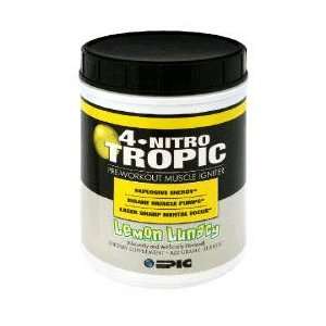  Epic 4 NitroTropic, Pre Workout Muscle Igniter, Lemon 
