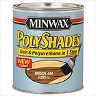 minwax 1 quart mission oak polyshades gloss wood stain 61785